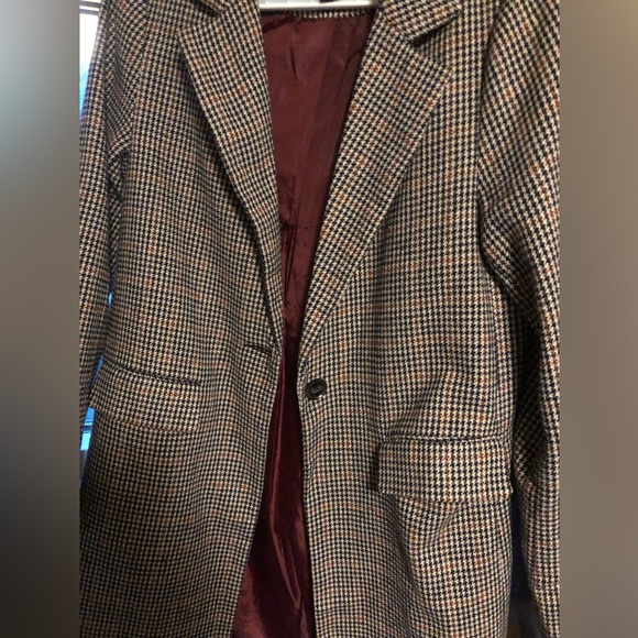 SOLD ASOS New Look Check Blazer Coat - Picture 4 of 6